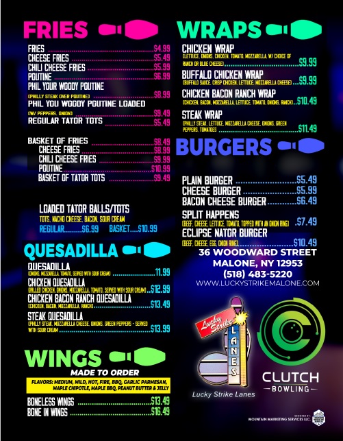 Menu Page 2